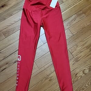 Goldsheep CycleBar Red Leggings